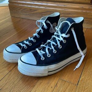 Black Platform Converse